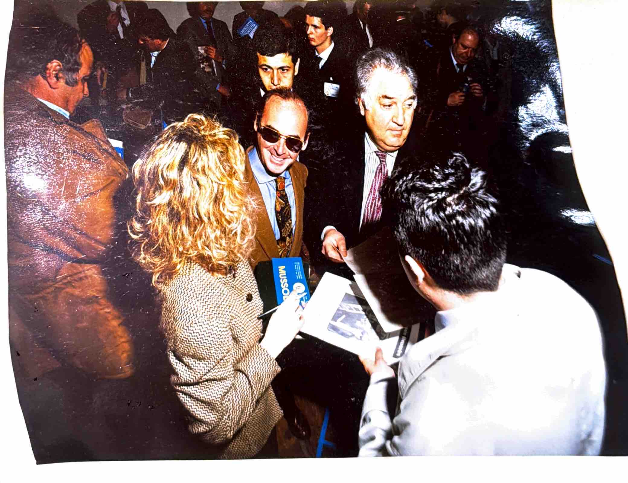 Interviste durante una manifestazione