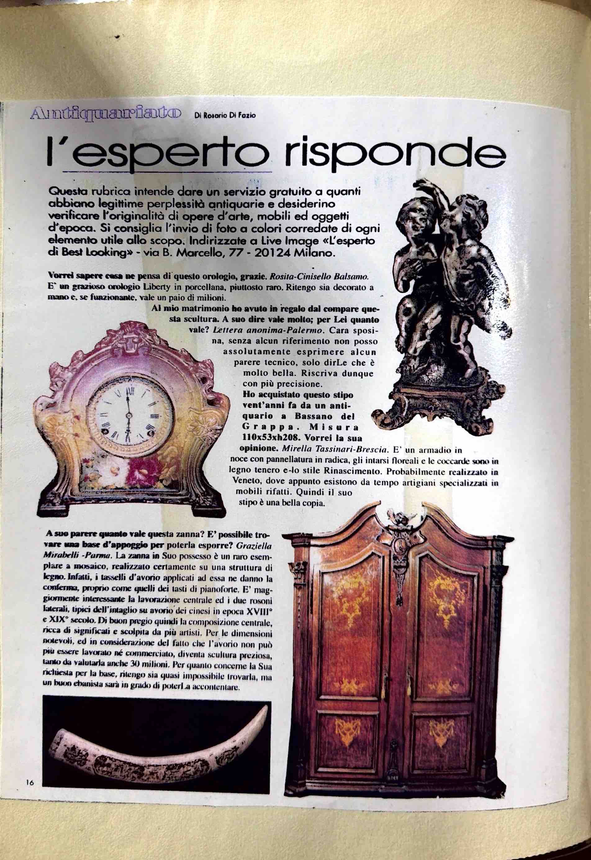 L’esperto risponde — arredi e oggetti