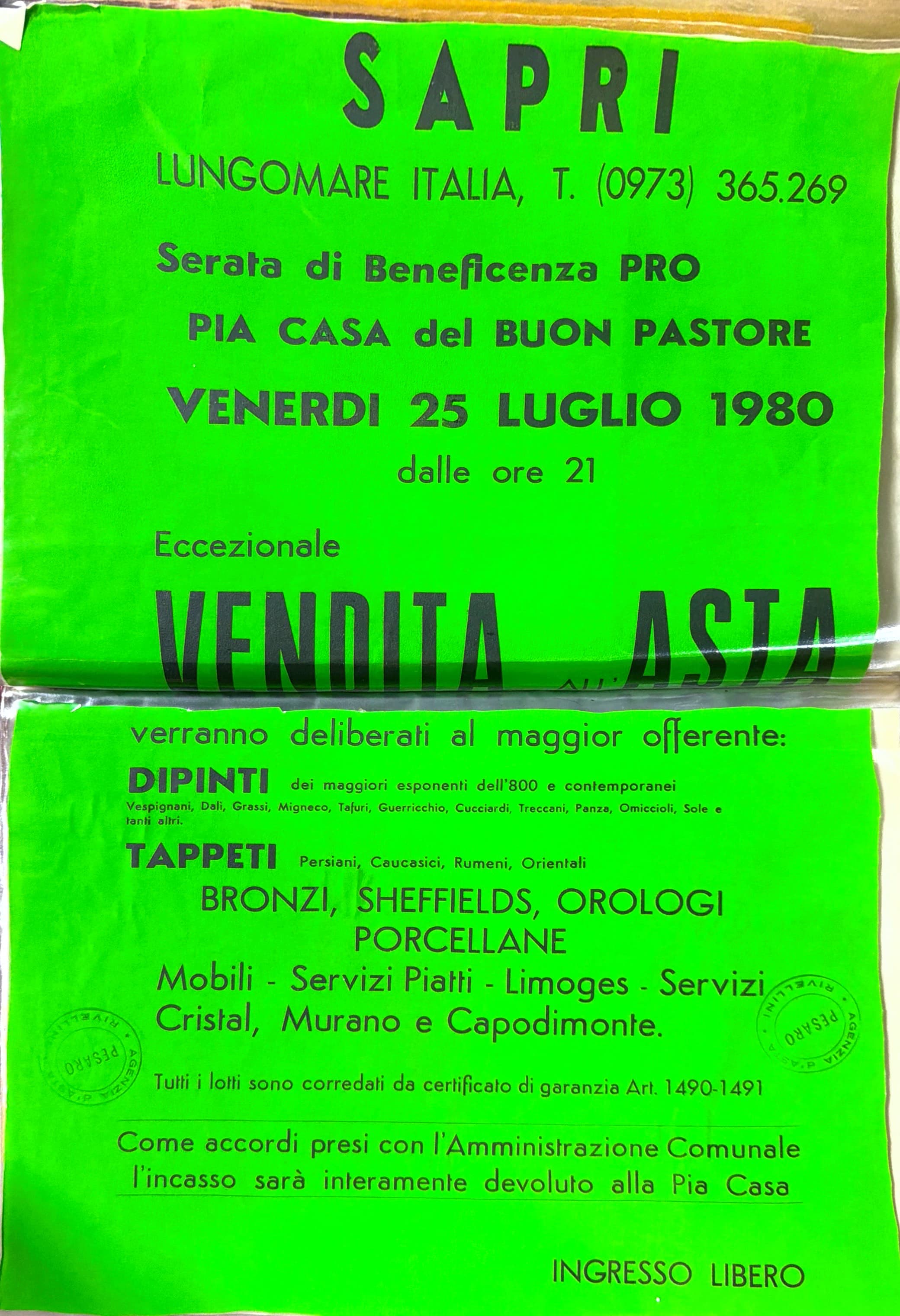 Sapri — serata di beneficenza