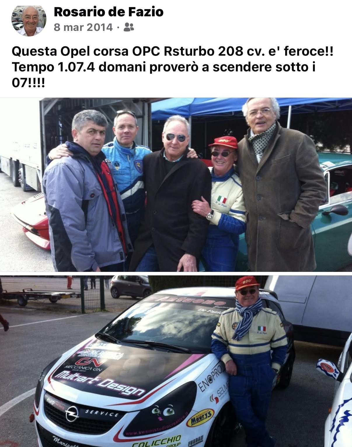 Pista e memoria automobilistica