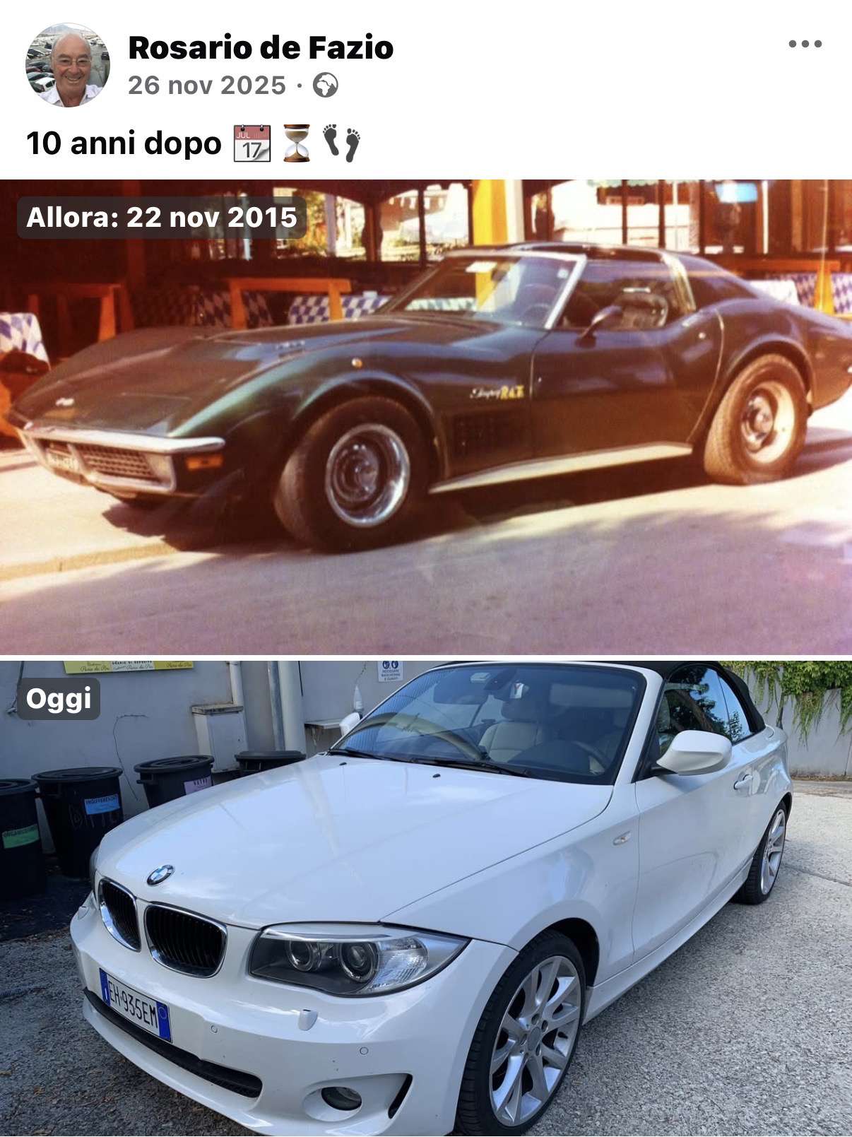 Automobili, dieci anni dopo