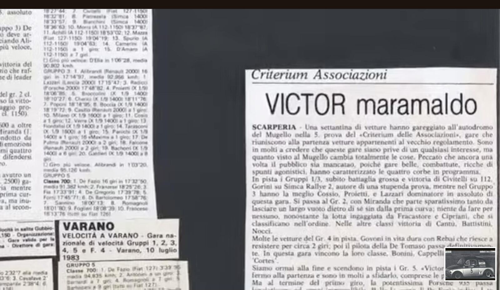 Archivio corse — fotografia 17