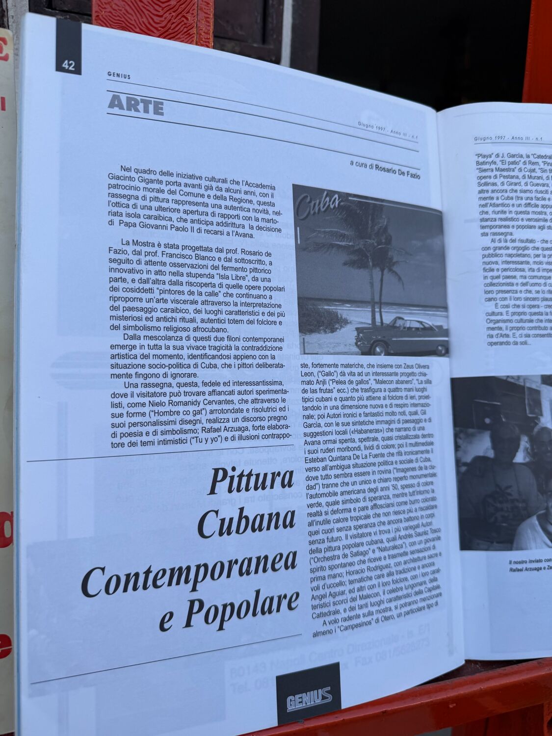 Pittura Cubana Contemporanea e Popolare — Genius, 1997
